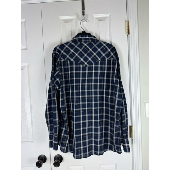 Wrangler Mens Pearl Snaps Button Front Shirt Size XL - Picture 3 of 3